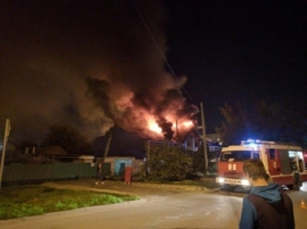 В Краснодаре сгорела баня «Боярские забавы»