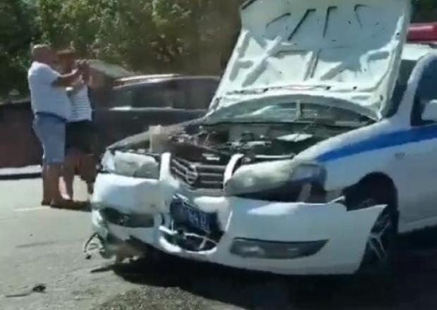 Двое пострадали в ДТП с патрульной машиной на Кубани