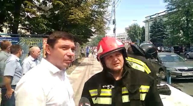 Площадь пожара у ж/д вокзала в Краснодаре увеличилась в пять раз