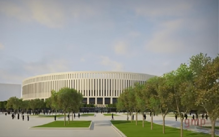 Сергей Галицкий опубликовал проект парка возле нового стадиона «Краснодар»