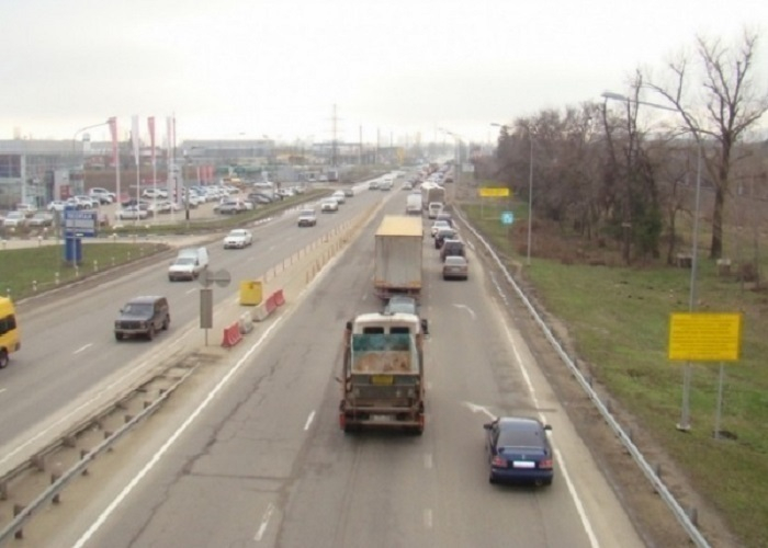 Ремонт Ростовского шоссе не помешает движению автомобилистов Краснодара