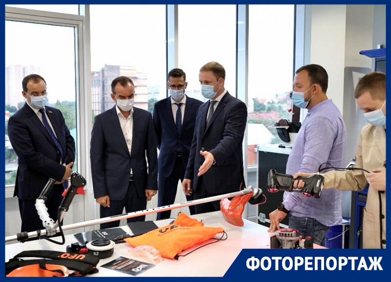 Губернатор Краснодарского края Вениамин Кондратьев посетил инновационный центр для бизнеса