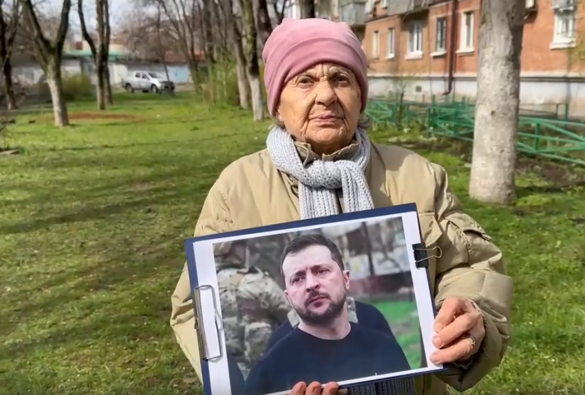 «Больше порошка этому человеку!»: краснодарские бабушки из «Отрядов Путина» заглянули в будущее Зеленского