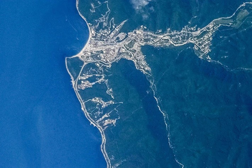 Космонавт показал вид на курортное село в Краснодарском крае