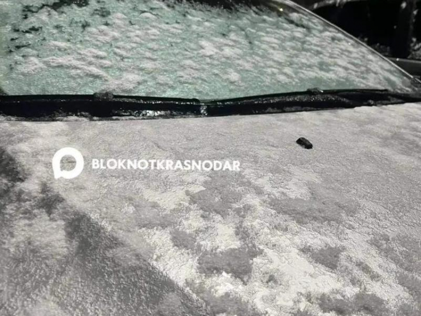 Новая волна ливней с градом и снегом надвигается на Кубань 