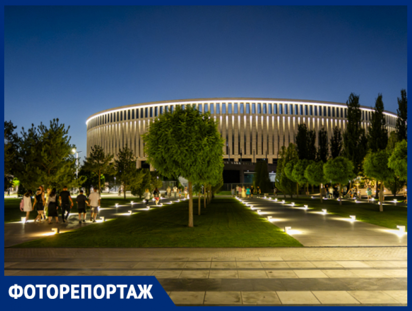 Без дневной жары и в «огнях»: краснодарский фотограф показал вечерний парк Галицкого