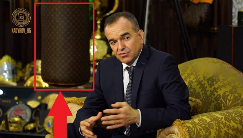 Груша от Louis Vuitton за $175 000 «засветилась» на встрече губернатора Краснодарского края с Рамзаном Кадыровым