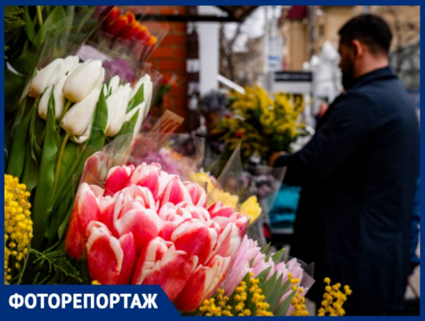 В Краснодаре нет ажиотажа на тюльпаны и другие цветы к 8 Марта