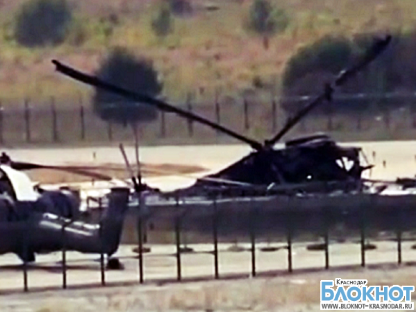В Геленджике разбился вертолет Ми-8