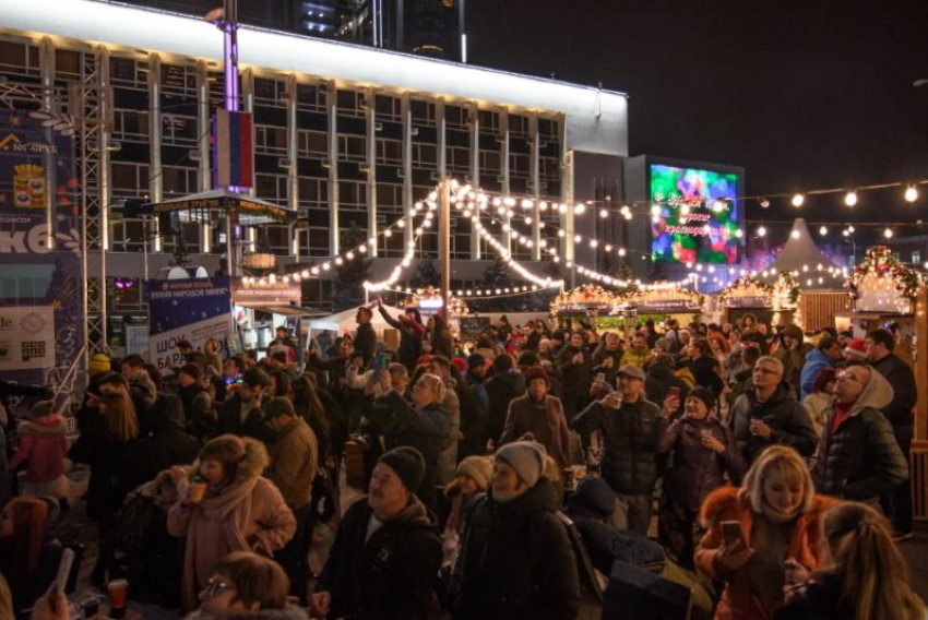 Около 21 тысячи краснодарцев встретили Новый год на Главной городской площади