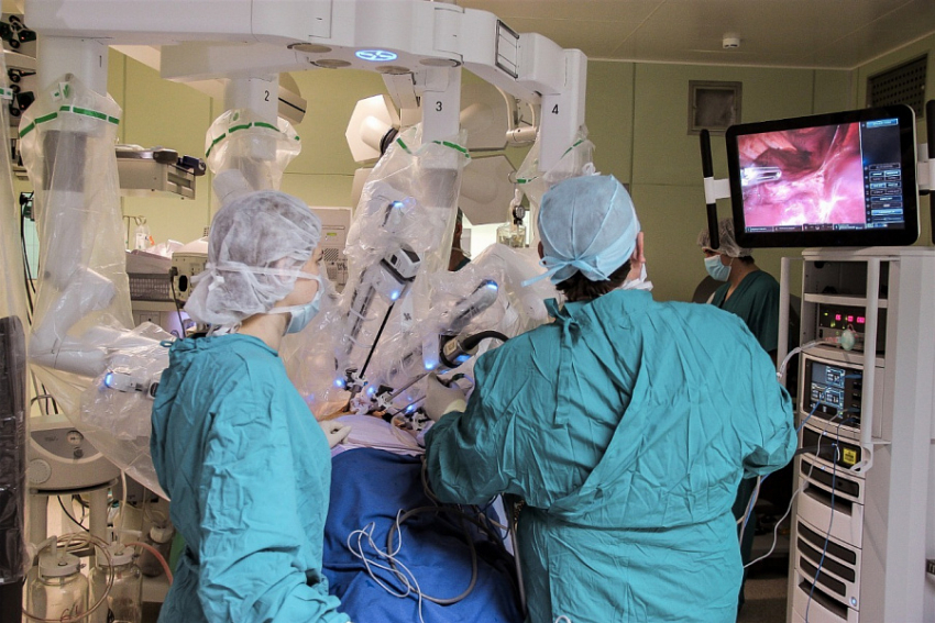 В краевой больнице №1 Краснодара заработал робот-хирург-онколог