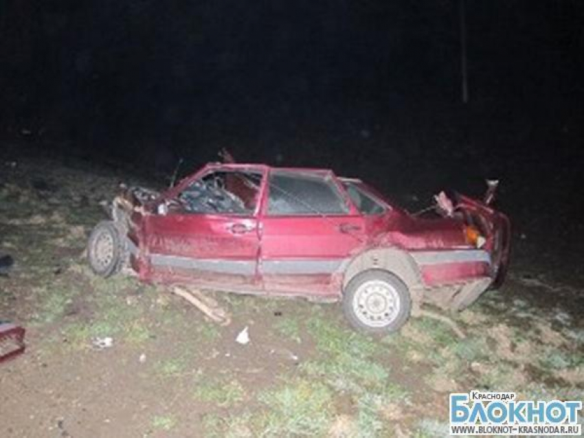 В Динском районе в аварии погибли двое мужчин