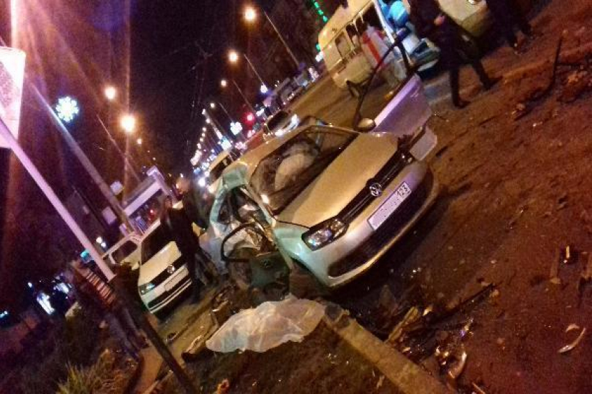 В жутком ДТП в Краснодаре погиб пассажир «Фольксваген»
