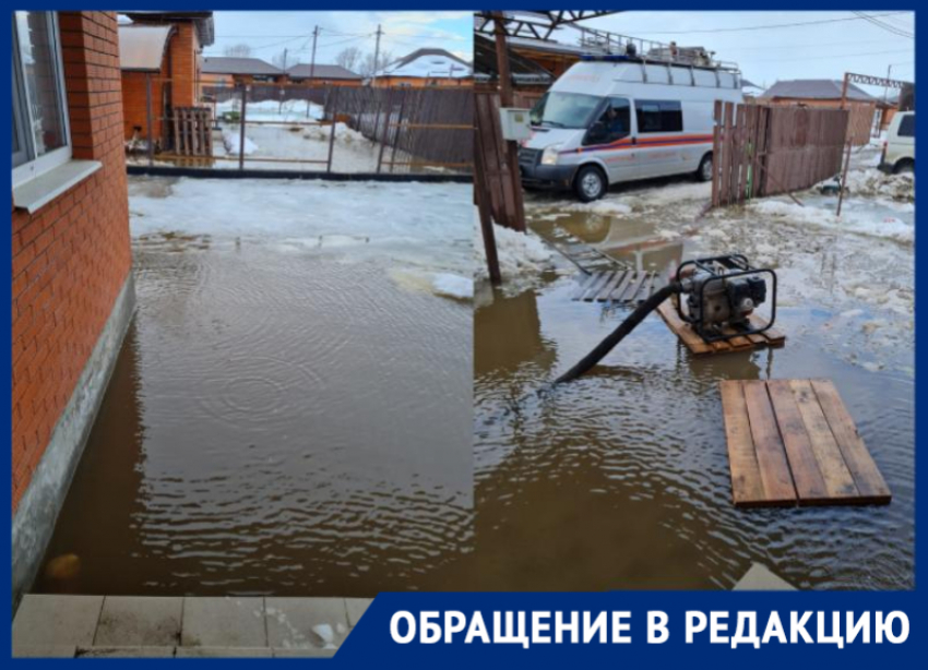 «Жители засыпали каналы, МЧС не справляется»: СНТ «Фруктовый» в Краснодаре ушел под воду