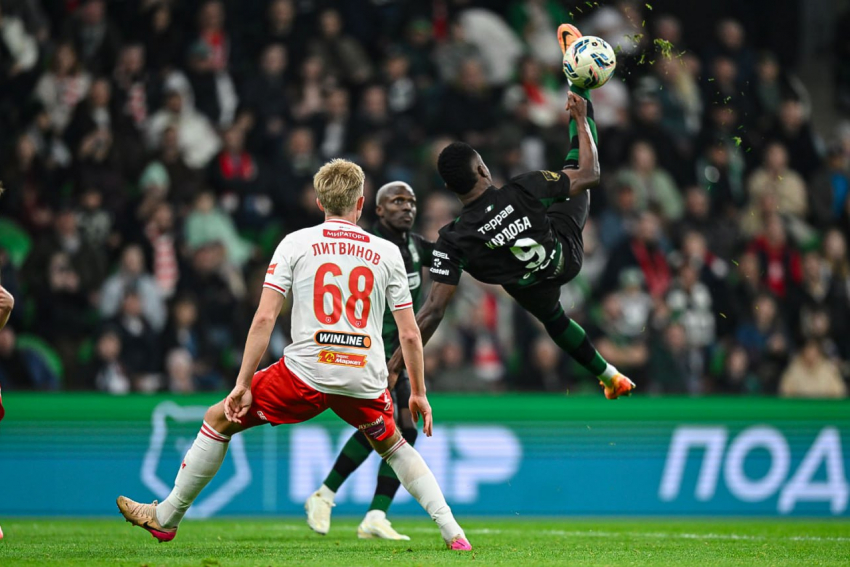 ФК «Краснодар» вернулся на первое место РПЛ после победы над «Спартаком»