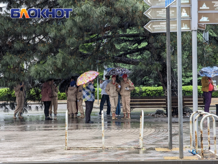 Краснодар накроет грозовой дождь с сильным ветром