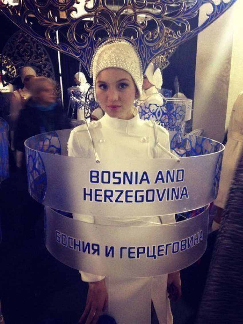 Победительница краснодарского кастинга «Мисс Россия» сопровождала в Сочи олимпийскую сборную Боснии и Герцеговины