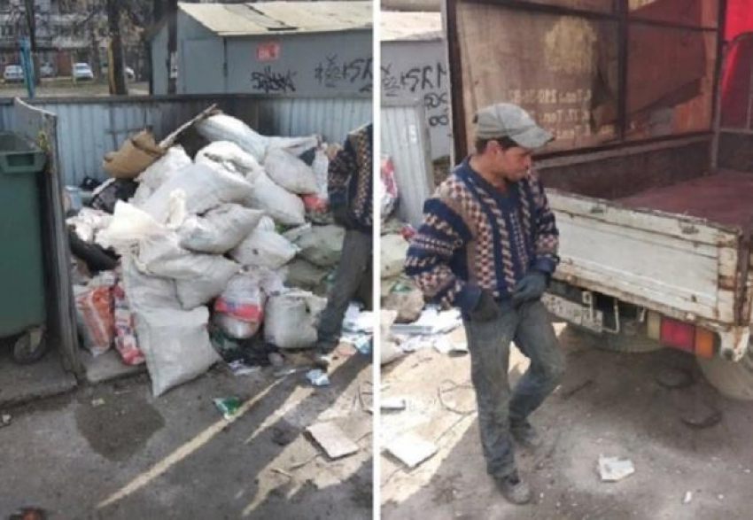 Владелец грузовика заплатит штраф за выброшенный мусор на улице Ставропольской в Краснодаре 