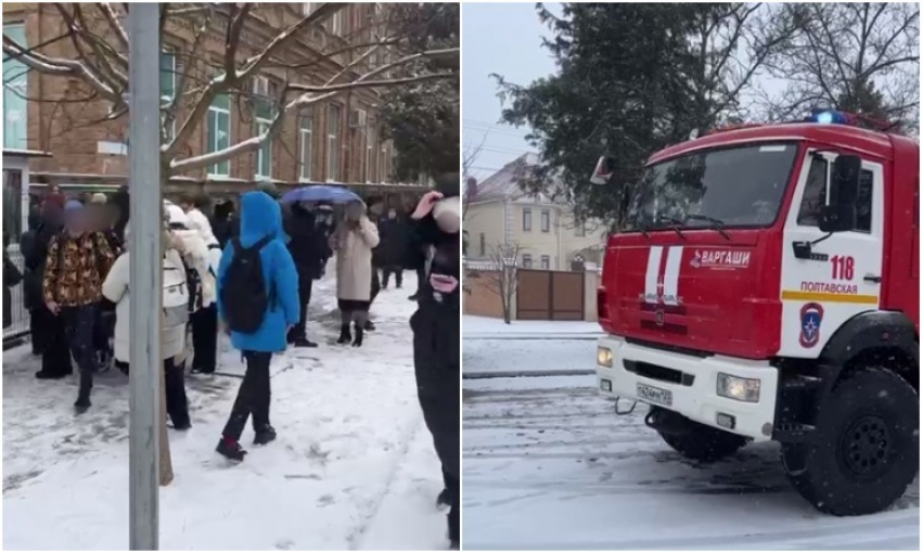 Школу в Краснодарском крае эвакуировали после загадочного звонка 