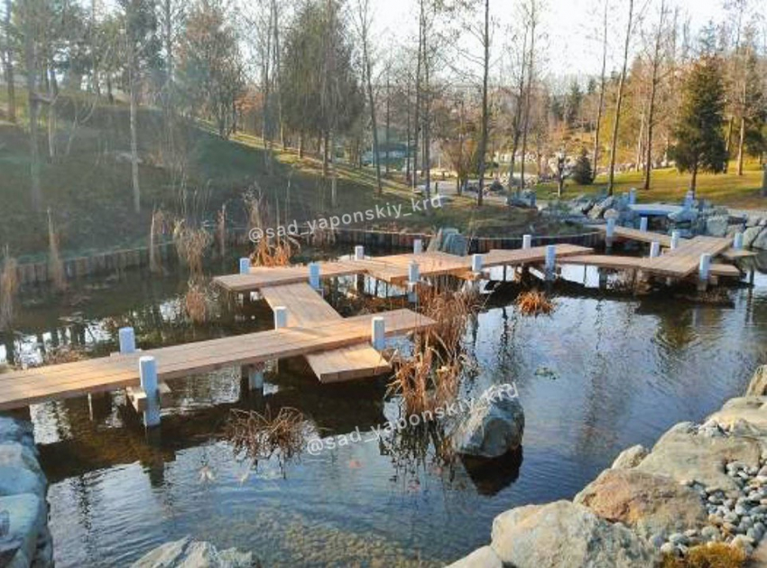 Японский сад в парке «Краснодар»: что изменилось