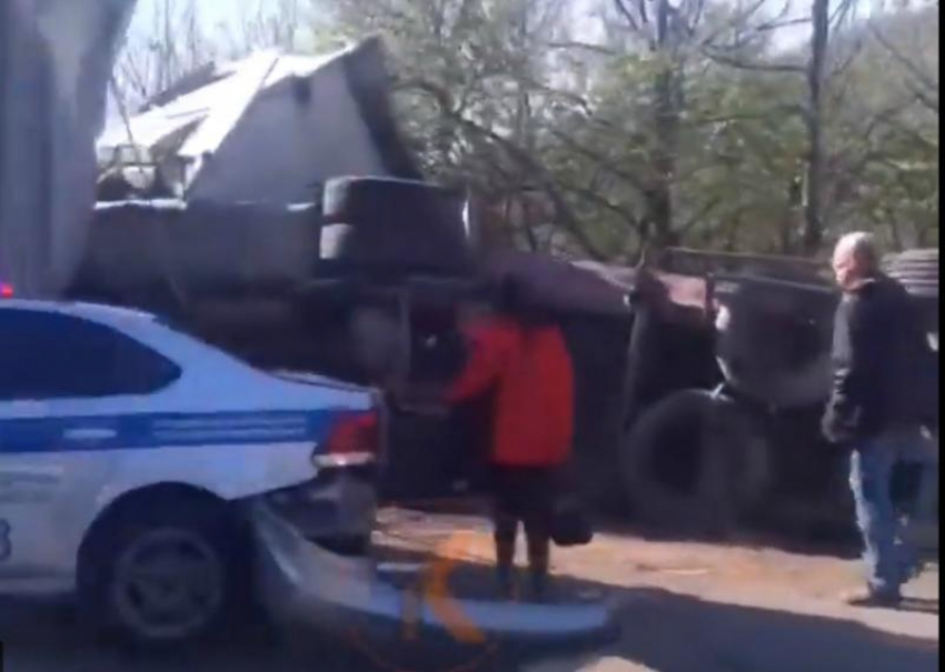 В Краснодарском крае произошла авария с участием ДПС