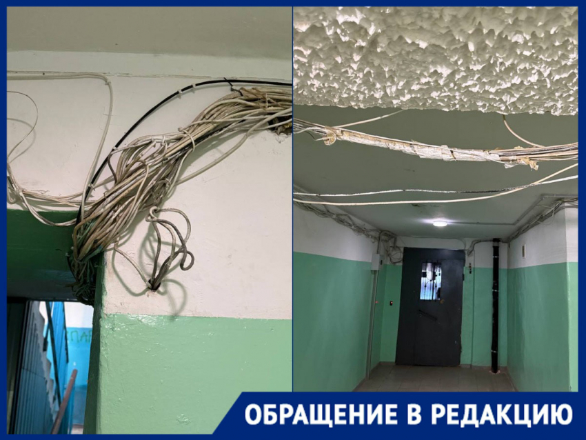 Краснодарцев бросили один на один с огромным хаосом из проводов