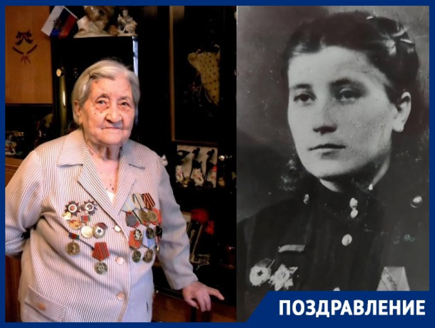 Участница ВОВ и почётный гражданин Краснодара Любовь Дряхлова отмечает 101-летие
