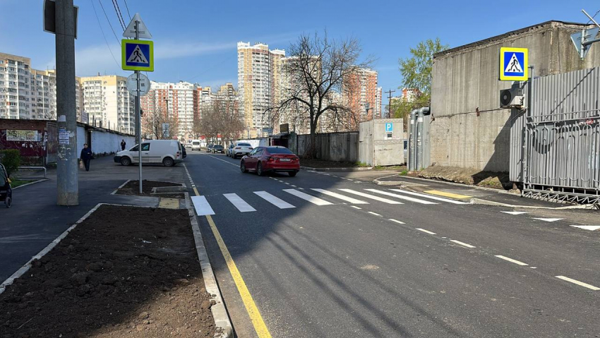 В Краснодаре отремонтировали дорогу по улице Думенко