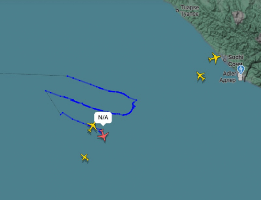 Патрульный самолёт США засекли над морем вблизи Туапсе и Сочи