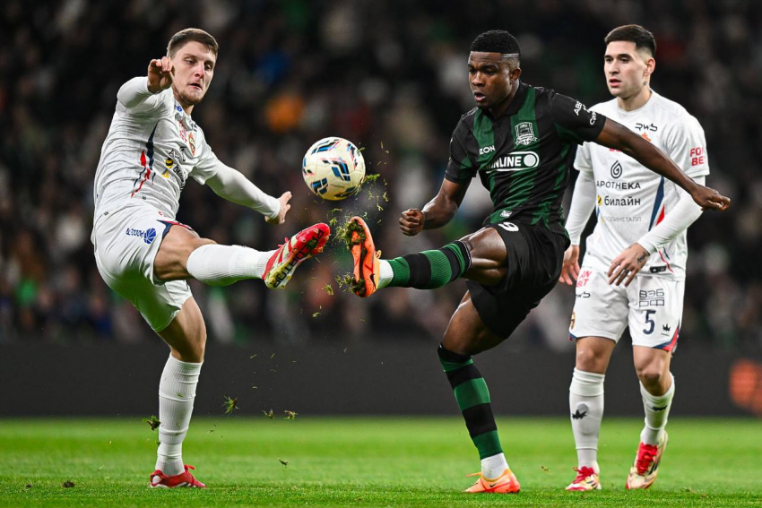 ФК «Краснодар» вырвал победу у ЦСКА и поднялся на первое место РПЛ