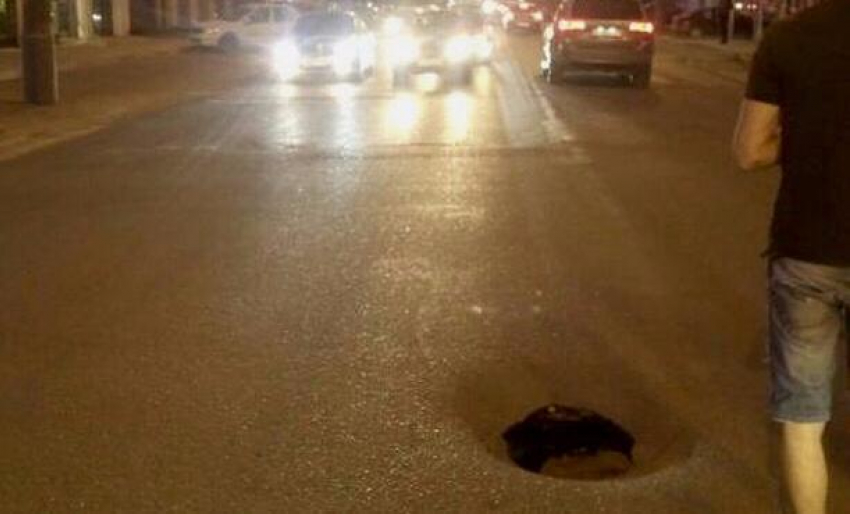 Краснодарцы шокированы «зыбучими ямами» и гигантскими дырами на дорогах