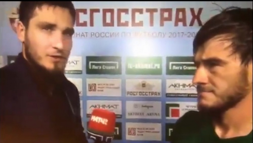 Футболисты «Краснодара» и «Ахмата» устроили драку в перерыве матча