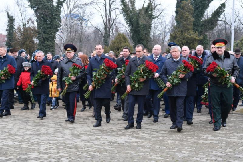 Первые лица Краснодара и края почтили память воинов Великой Отечественной войны