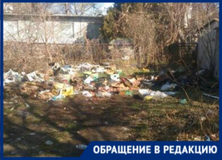 Горы мусора около Восточного рынка возмутили краснодарца