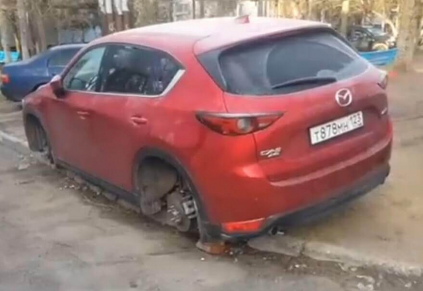 В Краснодаре появились воры автозапчастей