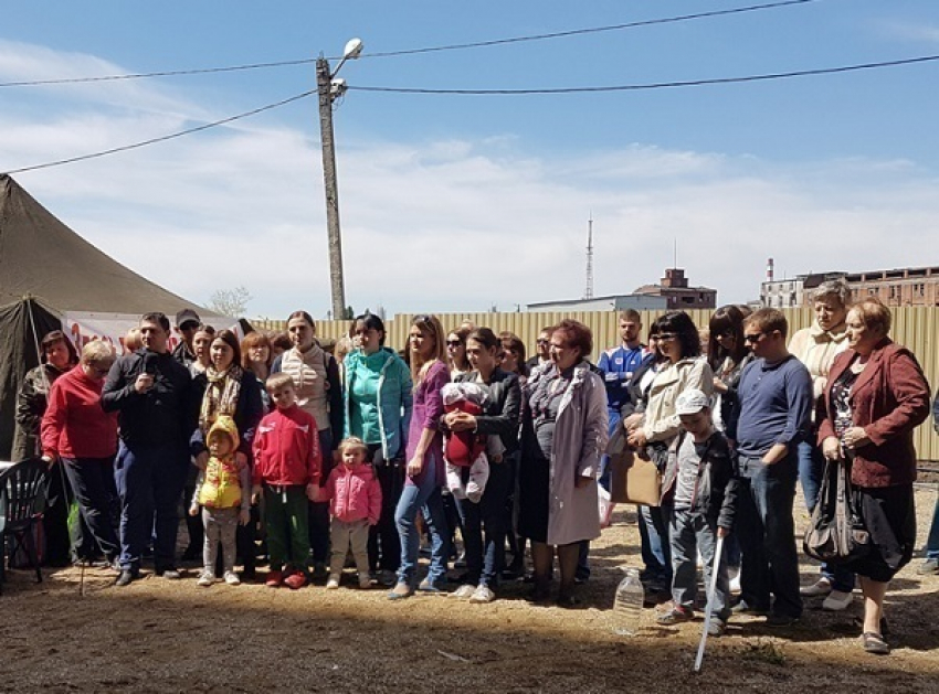 В Краснодаре обманутые дольщики объявили голодовку 