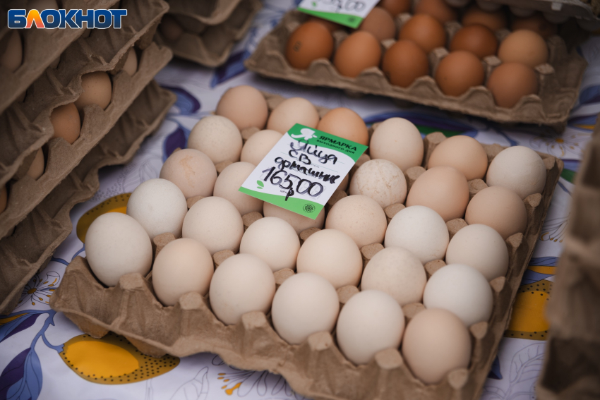 Очередной подъем цен на яйца зафиксировали в Краснодаре