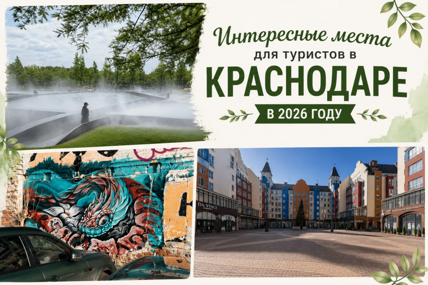 Без «топ-10 мест»: куда на самом деле стоит сходить туристу в Краснодаре в 2026