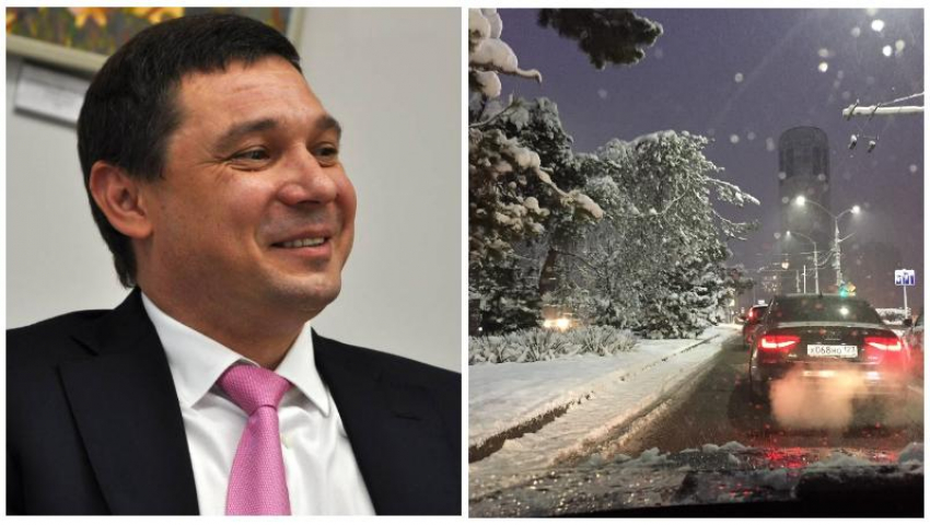 «Техника поработала», - мэр Краснодара заявил, что снег не принес проблем городу