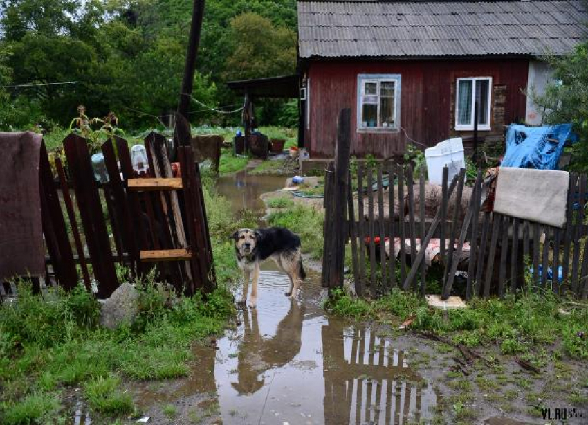 В Анапе из-за обильных осадков подтопило несколько домовладений