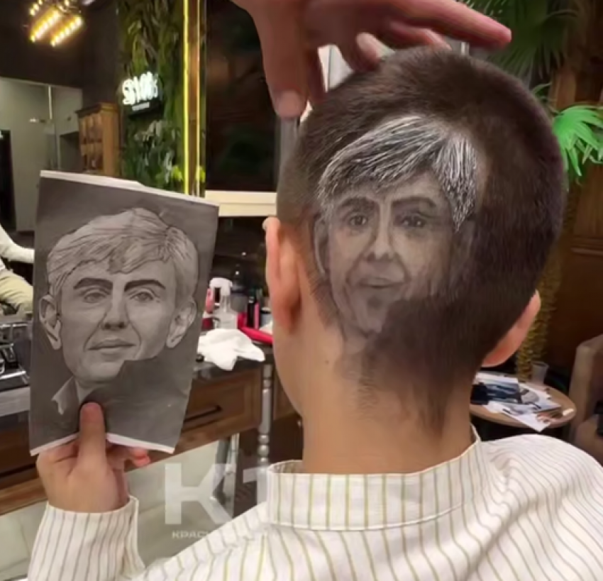 Подросток из Краснодара выбрил на голове лицо Сергея Галицкого