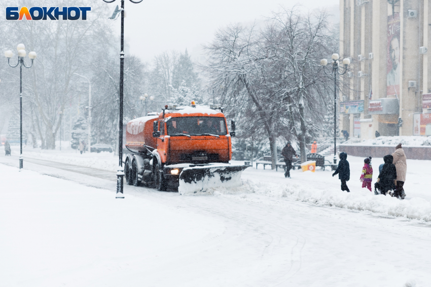 Выходные в Краснодаре начнутся с морозов и снегопада