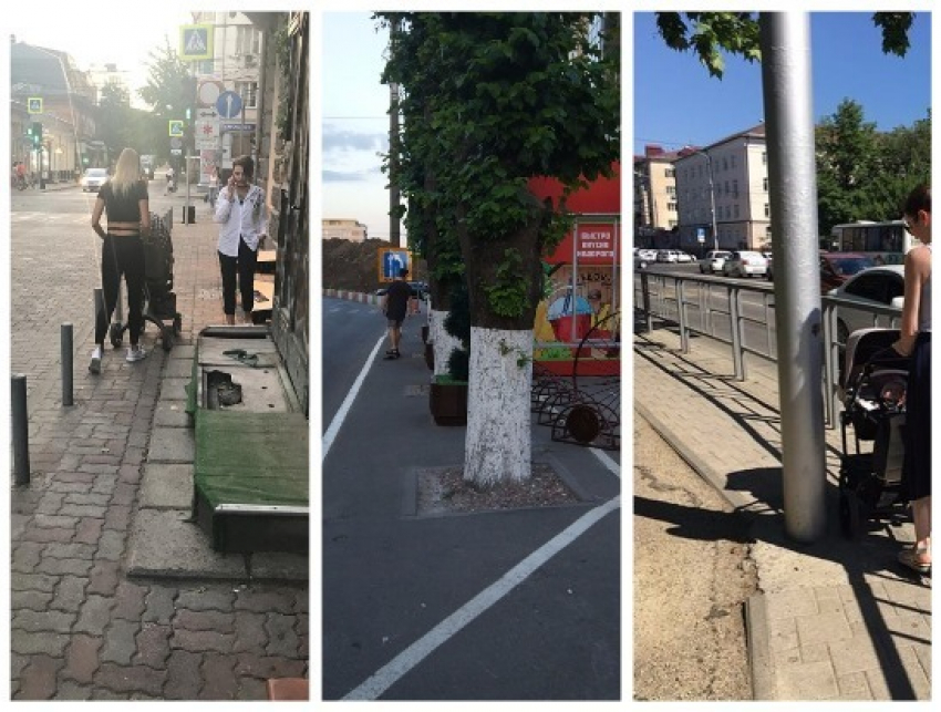 Краснодар растет, а тротуары нет: куда не стоит ходить с коляской