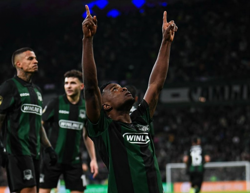 Болельщики назвали Джона Кордобу лучшим игроком ФК «Краснодар»