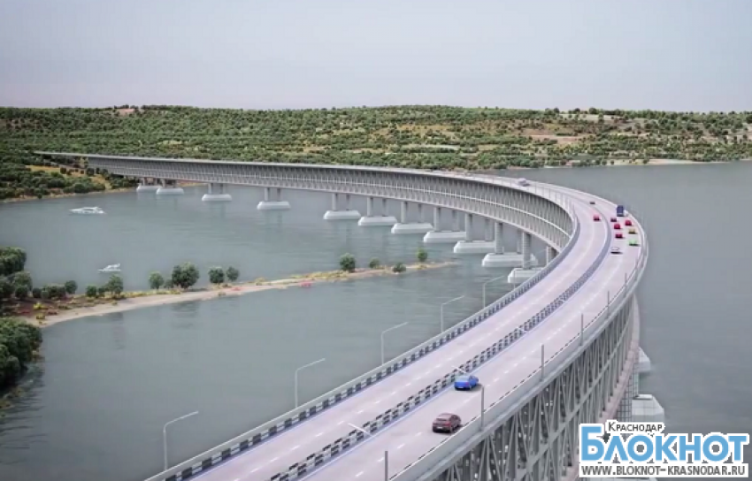Мост из Краснодарского края в Крым теперь можно увидеть (ВИДЕО)