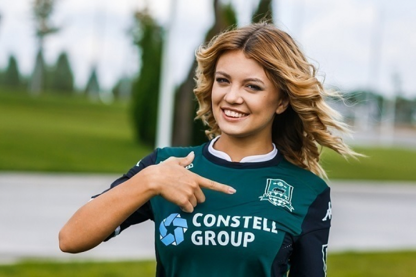Виктория Селезнева представит ФК «Краснодар» в конкурсе «Мисс Премьер-Лига 2015»