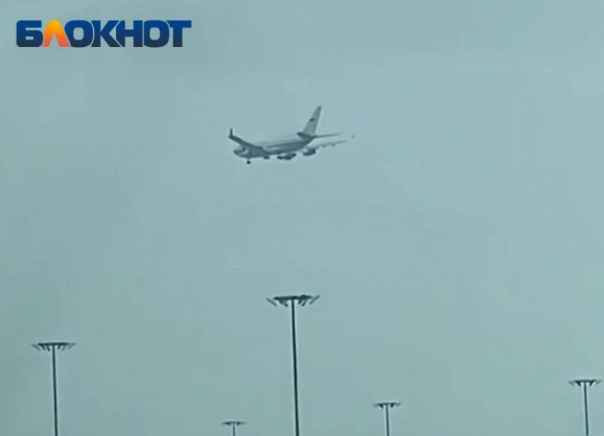 Прибытие Путина в Краснодар сняли на видео