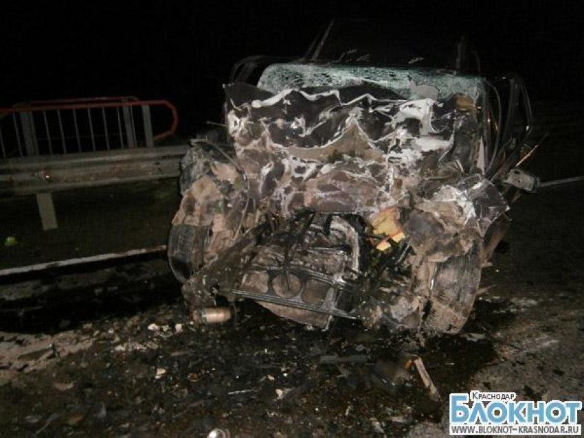 В Белореченском районе BMW столкнулся с КАМАЗом: двое погибших