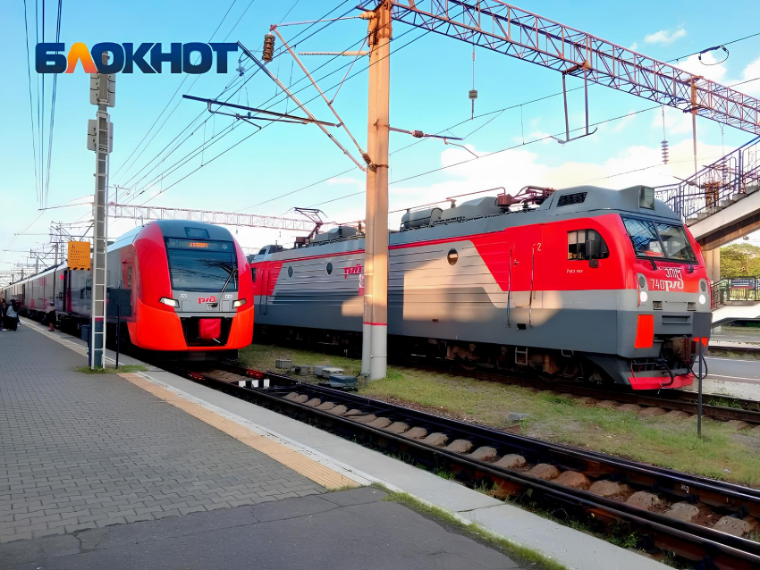 Поезда в Краснодарском крае задержали из-за перекрытия Крымского моста