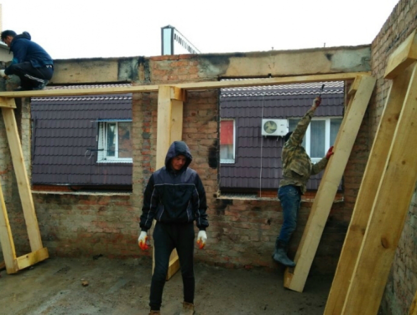 В краснодарском самострое на Прокофьева отремонтировали первую квартиру
